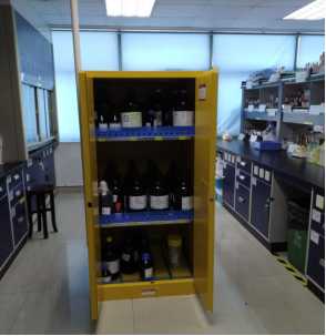 Justrite flammable safety cabinets