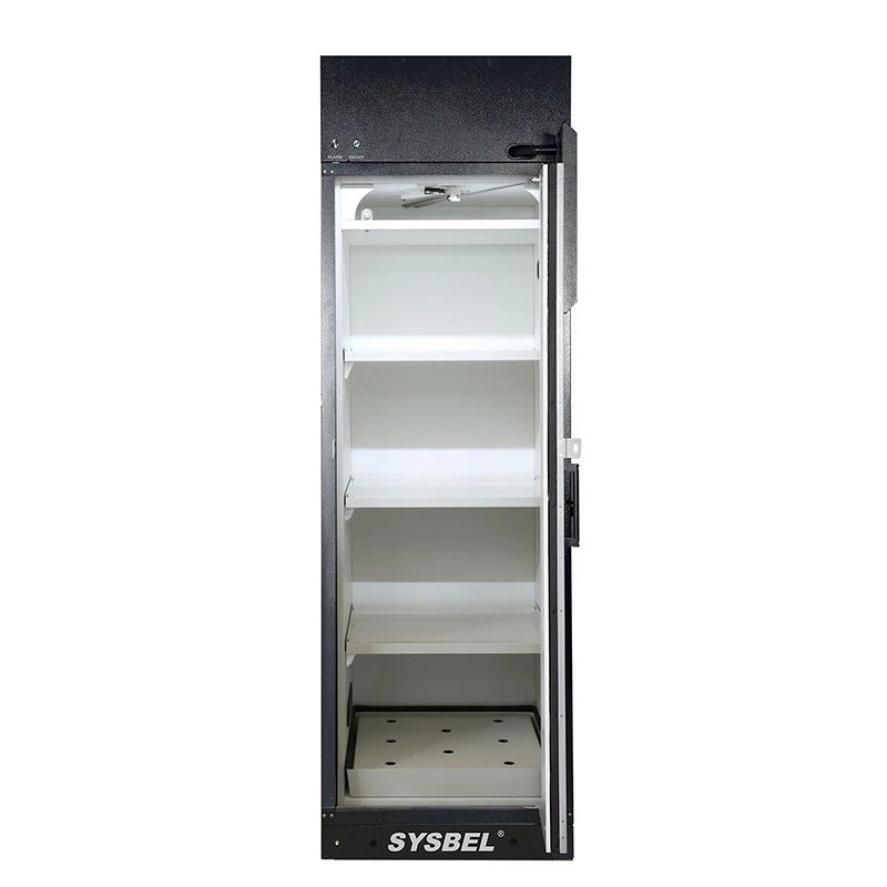 23 Gallon Filtering Safety Storage Cabinet | 90-Min Fire-Rated Chemical Cabinet - SYSBEL SE490230FXE best
