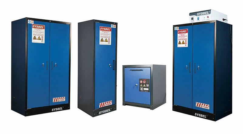 EN 90-Minute Fire Resistant Battery Charging Cabinets EN 90-Minute Fire Resistant Battery Charging Cabinets