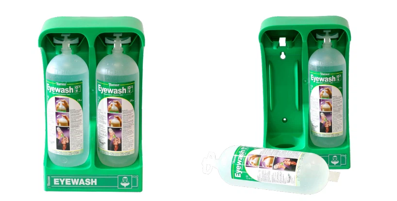 TOBIN Emergency Eyewash Solution – 1000ml × 2 Bottles with Wall Mount Bracket (SAC2127) TOBIN Emergency Eyewash Solution – 1000ml × 2 Bottles with Wall Mount Bracket (SAC2127)